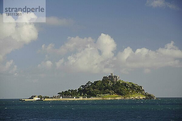 Gezeiteninsel St. Michael's Mount  Cornwall  England  Großbritannien  Europa