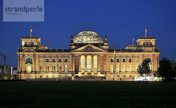 Reichstagsgebäude  Bundestag  Bundestagsgebäude  Berlin  Deutschland  Europa
