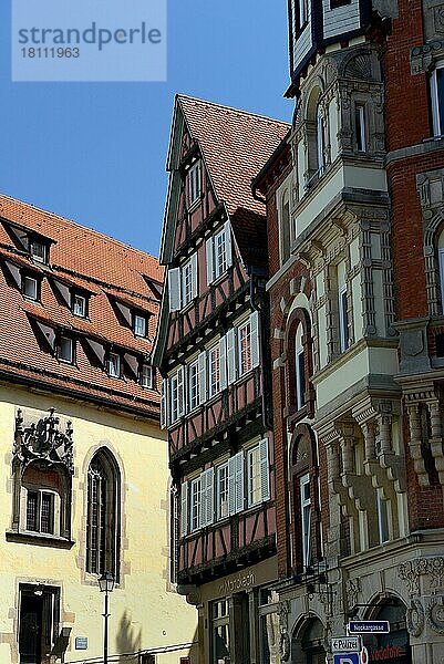 Fachwerkhaus in Altstadt  Tübingen  Baden-Württemberg  Deutschland  Europa
