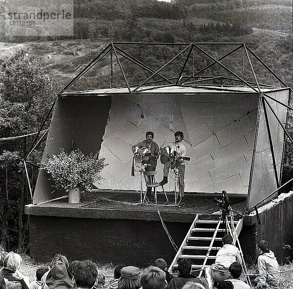 3. Festival für Chanson und Folklore am 26. 5. 1966 an der Burg Waldeck  Treffpunkte der Alternativen  Deutschland  Europa