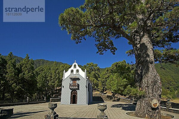 Wallfahrtskirche Eremita Virgel del Pino  La Palma  Kanarische Inseln  Spanien  Europa