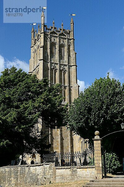 Kirche St. James  Grossbritannien  Chipping Campden  District Cotswold  Gloucesterhire  England  Großbritannien  Europa