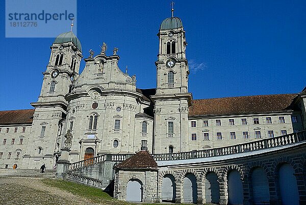 Kloster Einsiedeln  Einsiedeln  Kanton Schwyz  Schweiz  Europa