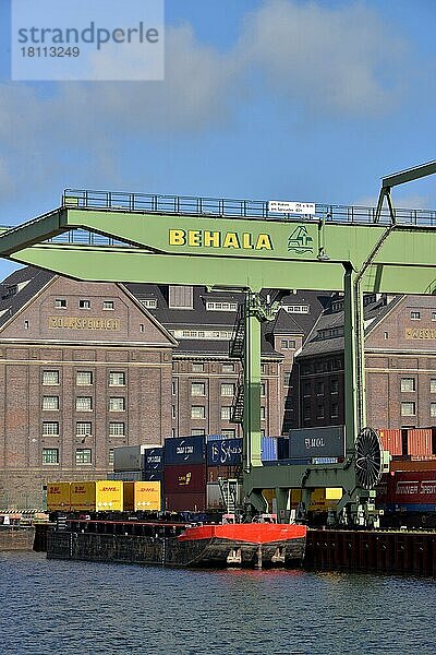 Container  Behala  Westhafen  Berlin  Deutschland  Europa