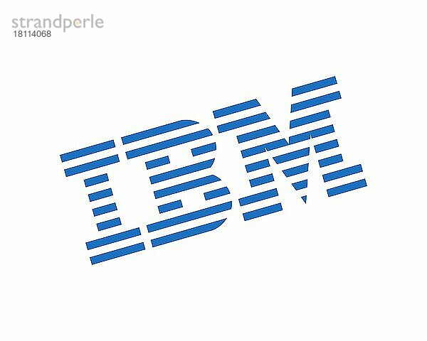 IBM Information Management System  gedrehtes Logo  Weißer Hintergrund