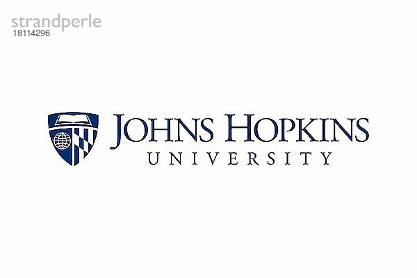 Johns Hopkins University  Logo  Weißer Hintergrund