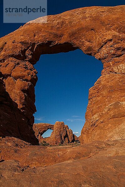Turret Arch  Windows Section  Arches Nationalpark  Utah  USA  Nordamerika