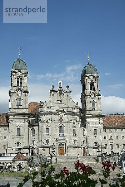Kloster Einsieln  Einsiedeln  Kanton Schwyz  Schweiz  Europa