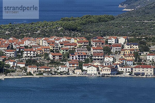 Hafenstadt Cres  Insel Cres  Kroatien  Kvarner Bucht  Adria  Kroatien  Europa