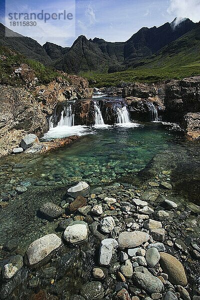 Fairy Pools  Isle of Skye  Schottland  Großbritannien  Europa