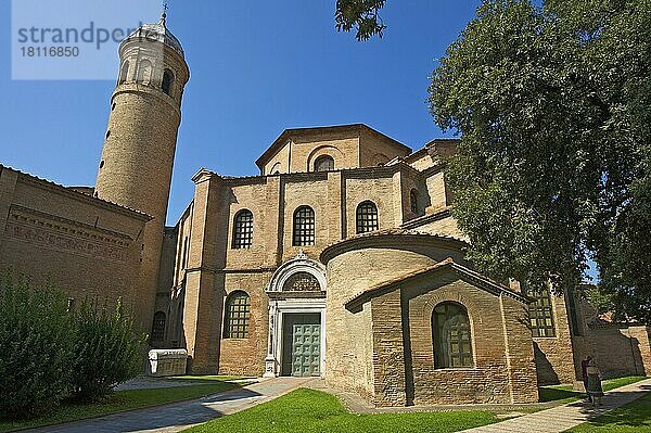 Basilika San Vitale  Ravenna  Adria  Emilia Romagna  UNESCO Weltkulturerbe  Italien  Europa