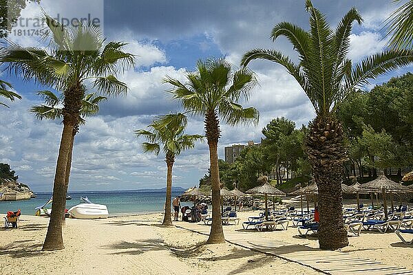 Cala Vinyes  südlich von Magaluf  Mallorca  Balearen  Spanien  Europa