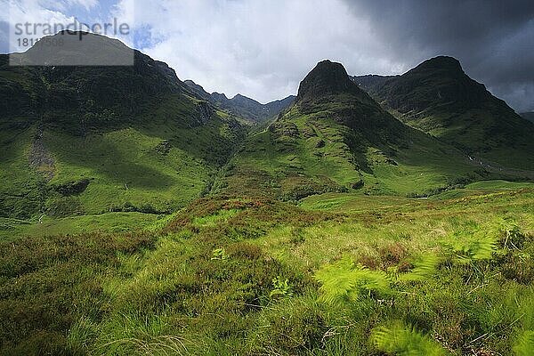 Three Sisters  Glencoe  Schottland  Großbritannien  Europa