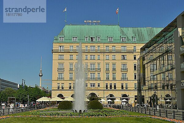 Hotel Adlon  Pariser Platz  Mitte  Berlin  Deutschland  Europa