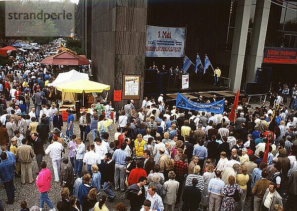 Recklinghausen. Kulturvolksfest des DGB zum 1. Mai 1988