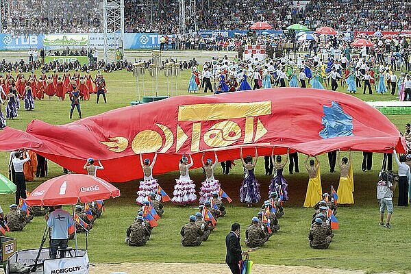 National Naadaam  Ulaanbaatar  Mongolei  Asien