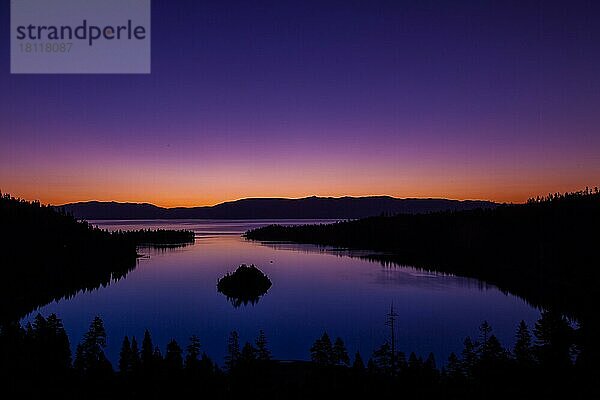 Emerald Bay  Lake Tahoe  Kalifornien  USA  Nordamerika