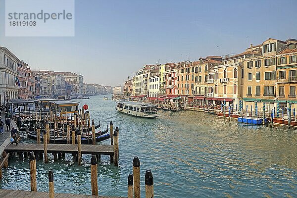 Grand Canal  Cannaregio  Venedig  Venetien  Canal Grande  Venezia  Regione del Veneto  Italien  Europa