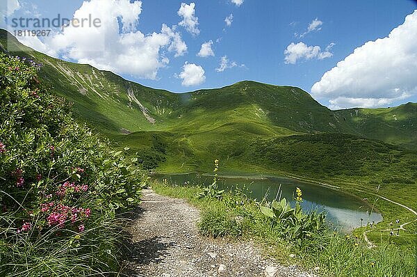 Schlappoltsee  Fellhorn  Oberstdorf  Allgäu  Bayern  Deutschland  Europa