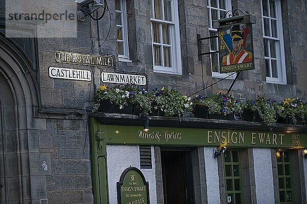 Pub 'Ensign Ewart'  Edinburgh  Schottland  Edinburg  Kneipe