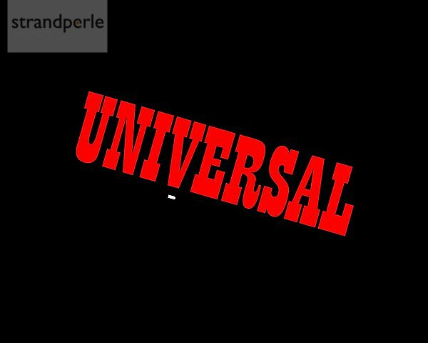 Universal Entertainment Corporation  gedrehtes Logo  Schwarzer Hintergrund B