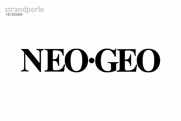 Neo Geo system  Logo  Weißer Hintergrund