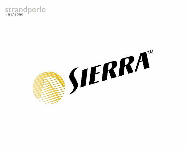 Sierra Entertainment  gedrehtes Logo  Weißer Hintergrund