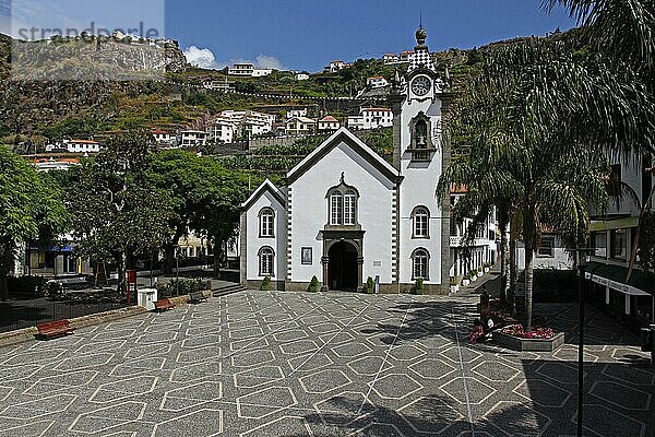 Kirche Igreja de Sao Bento  Ribeira Brava  Insel Madeira  Portugal  Europa