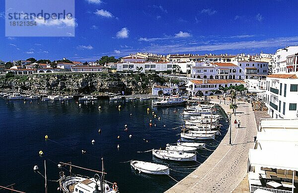 Hafen in Es Castell  Menorca  Balearische Inseln  Spanien  Europa