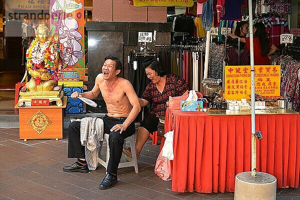 Strassenmedizin  Chinatown  Singapur  Asien