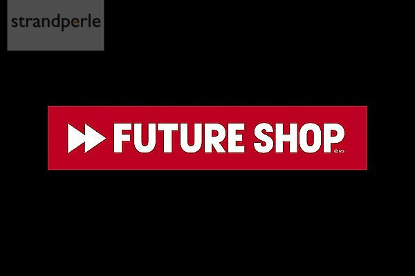 Future Shop  Logo  Schwarzer Hintergrund