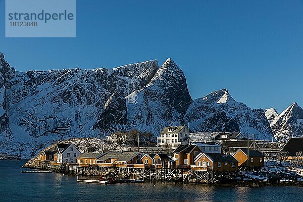 Hamnoy  Lofoten Inseln  Nordland  Norwegen  Europa