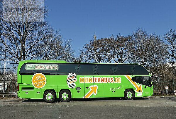 Linienbus meinfernbus.de  Berlin  Deutschland  Europa
