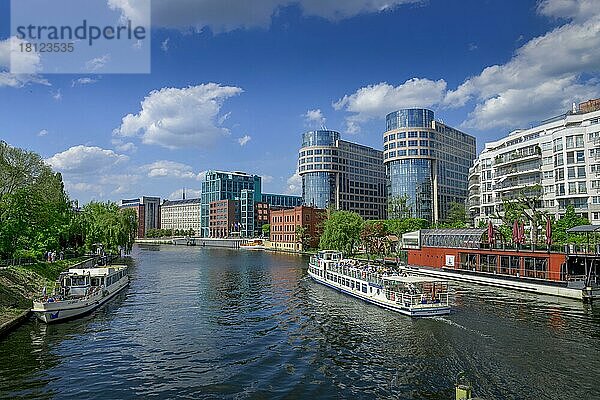 Spree  Meierei Bolle  Spreebogen  Alt-Moabit  Moabit  Berlin  Deutschland  Europa