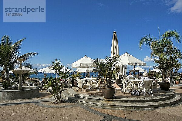 Cafe  Playa del Duque  Costa Adeje  Teneriffa  Spanien  Europa