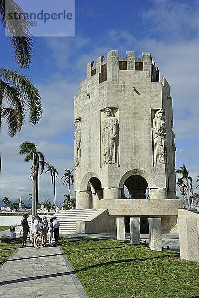 Mausoleum Jose Marti  Friedhof Santa ifigenia  Santiago de Cuba  Kuba  Mittelamerika