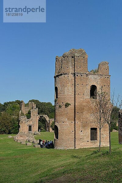 Ruinen  Zirkus des Maxentius  Via Appia  Rom  Italien  Europa