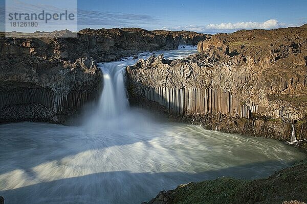 Wasserfall Aldeyarfoss  Island  Europa