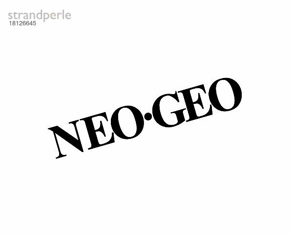 Neo Geo system  gedrehtes Logo  Weißer Hintergrund
