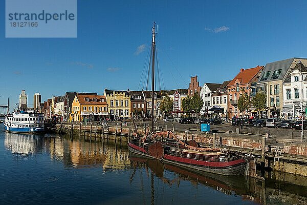 Altstadt  Husum  Nordfriesland  Schleswig-Holstein  Deutschland  Europa