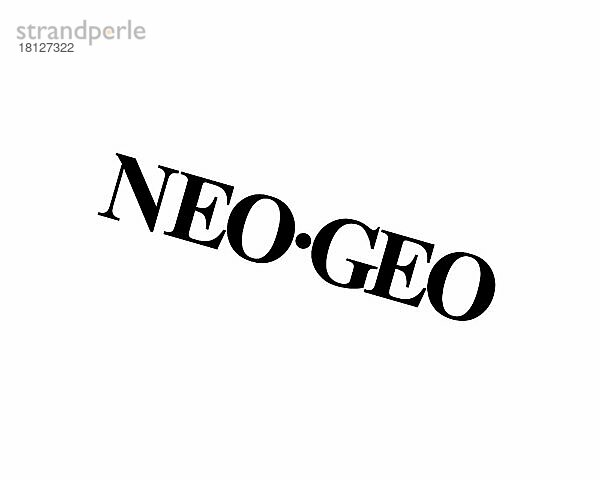 Neo Geo system  gedrehtes Logo  Weißer Hintergrund B
