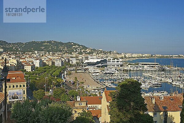 Yachthafen von Cannes  Französische Riviera  Provence-Alpes-Cote d'Azur  Frankreich  Europa