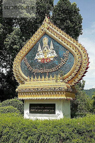 Wat Bang Riang  buddhistischer Tempel  Thap Put  Amphoe hap Put  Provinz Phang Nga  Thailand  Südostasien  Asien
