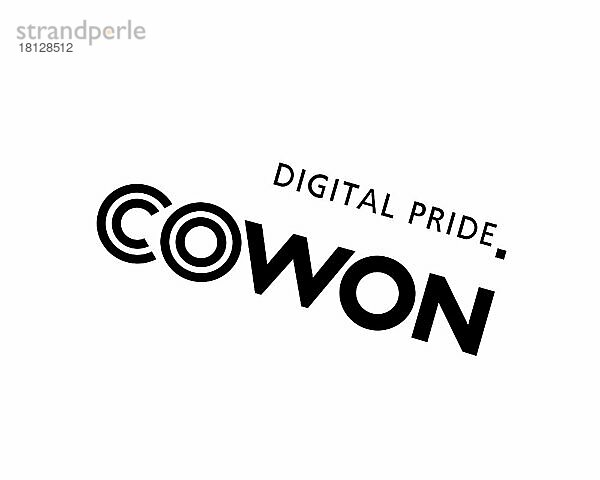 Cowon  gedrehtes Logo  Weißer Hintergrund B