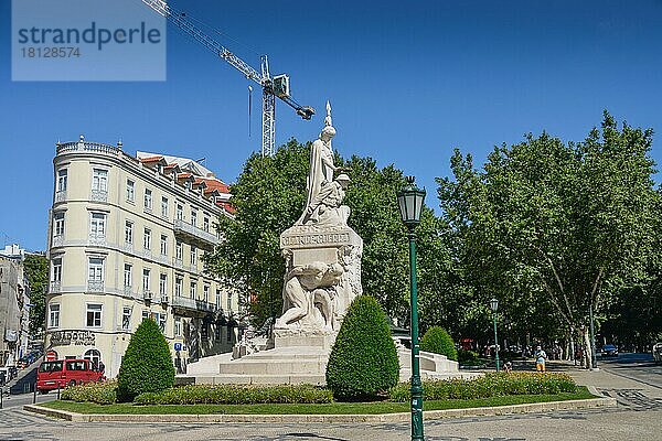 Monumento aos Mortos da Grande Guerra  Av. da Liberdade  Lissabon  Portugal  Europa