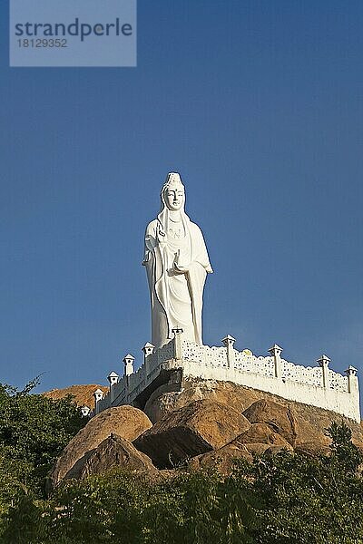 Buddha-Statue  Thien Vien Truc Lam Pagode  Phan Rang  Ninh Thuan  Vietnam  Asien