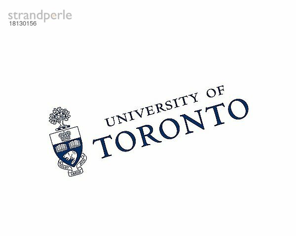 University of Toronto  gedrehtes Logo  Weißer Hintergrund