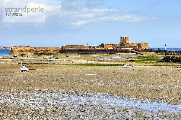 St. Aubin's Fort  Jersey  Großbritannien  Europa