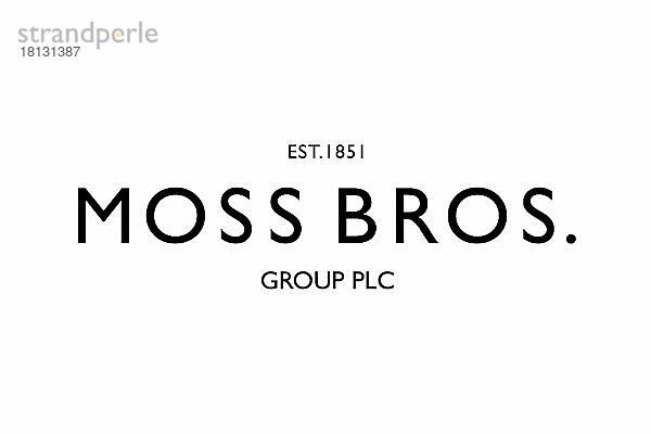 Moss Bros Group  Logo  Weißer Hintergrund