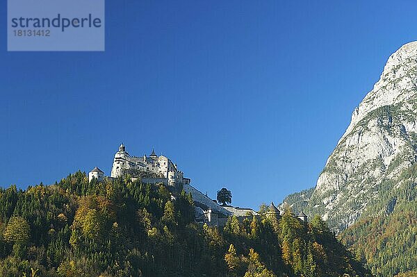 Schloss Hohenwerfen in Werfen im Pongau/Tennengau im Salzburger Land  Österreich  Europa